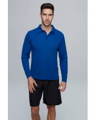 Long Sleeve Botany Polo, Mens